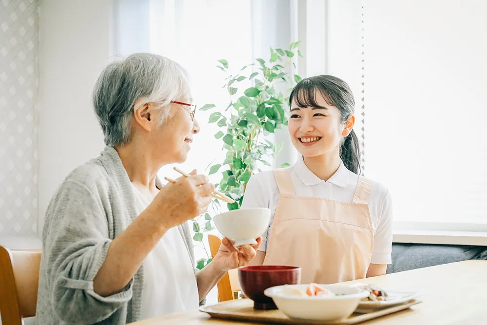 訪問看護 自宅での医療ケアの様子