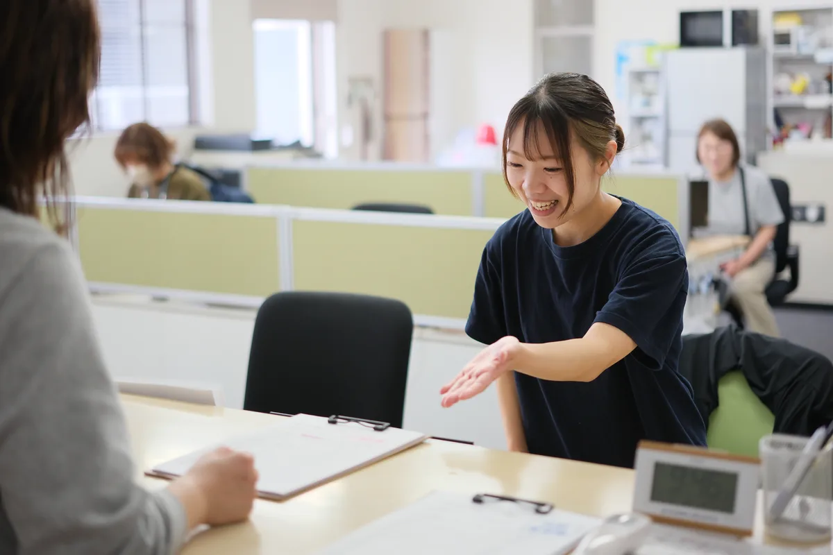 見学のご案内の様子